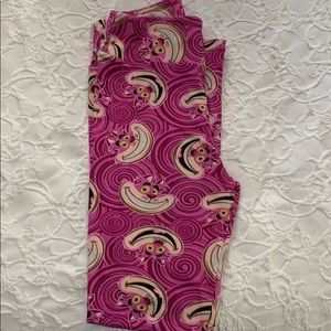 LuLaRoe OS Disney Alice in Wonderland Leggings